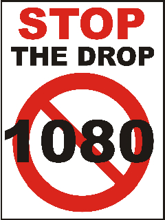 1080 Stop the Drop Logo