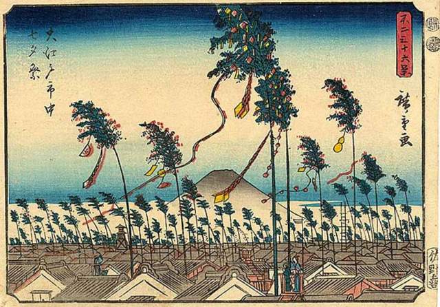 Tanabata_Festival_in_Edo_(Hiroshige,_1852)